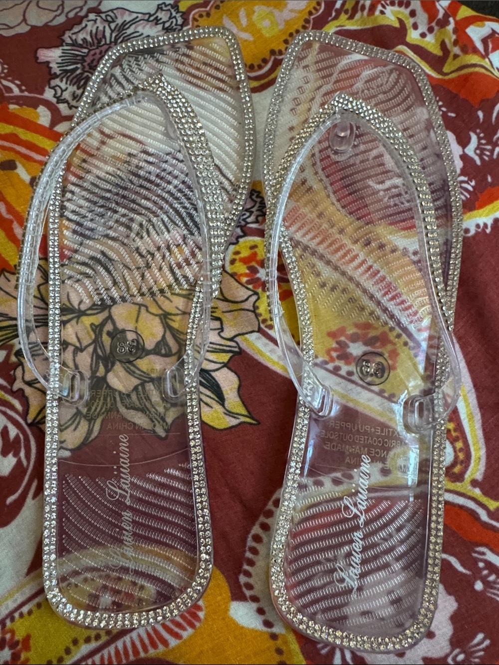 Lauren Lorraine Tampa clear shoes 6.5